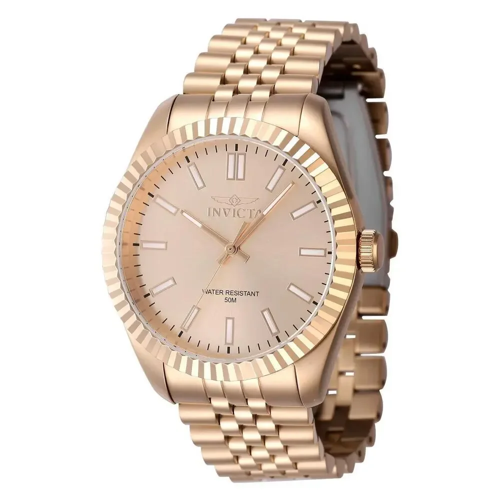 NWT Invicta 47493 Specialty | 3-Hand | Rose Gold | Men's Watch